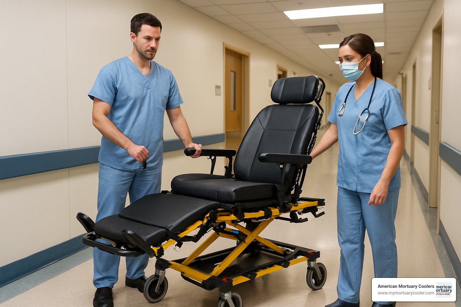 The Complete Guide to Choosing the Right Wheelchair Stretcher - American Mortuary Coolers & Equipments The Complete Guide to Choosing the Right Wheelchair Stretcher - American Mortuary Coolers & Equipments